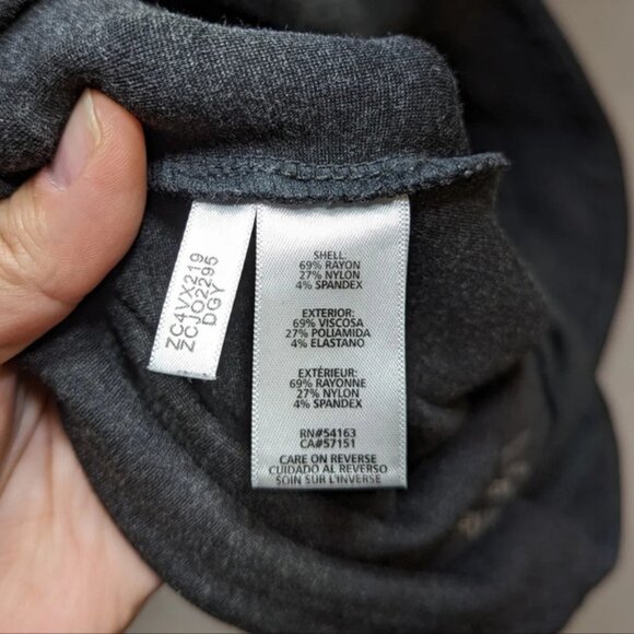 Calvin Klein Power Stretch Dress Pant    Elevated Athleasure Grey Woman Small - Picture 7 of 7